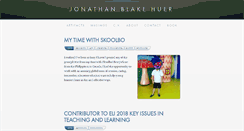 Desktop Screenshot of jonathanhuer.com
